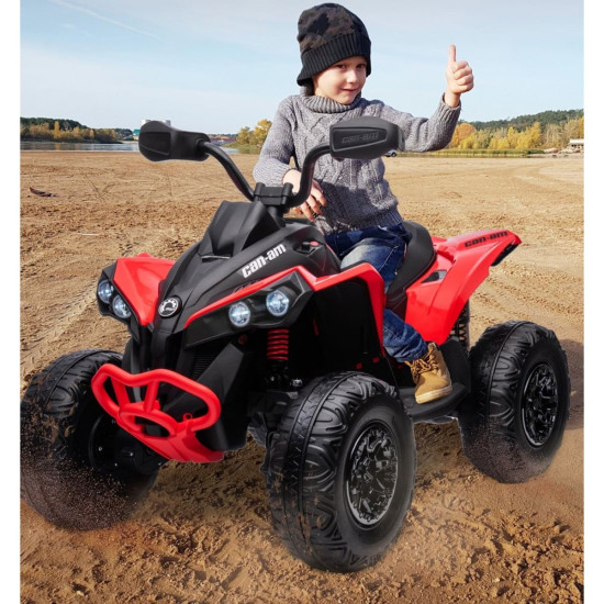 Акумулаторно бъги Can-Am Maverick 4X4 с кожена седалка и звукова система 24V Акумулаторно бъги Can-Am Maverick 4X4 с кожена седалка и звукова система 24V