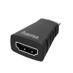 Адаптер HAMA 200347, Mini-HDMI мъжко - HDMI женско, Ultra-HD, 4K, Черен