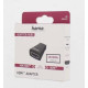 Адаптер HAMA 200347, Mini-HDMI мъжко - HDMI женско, Ultra-HD, 4K, Черен