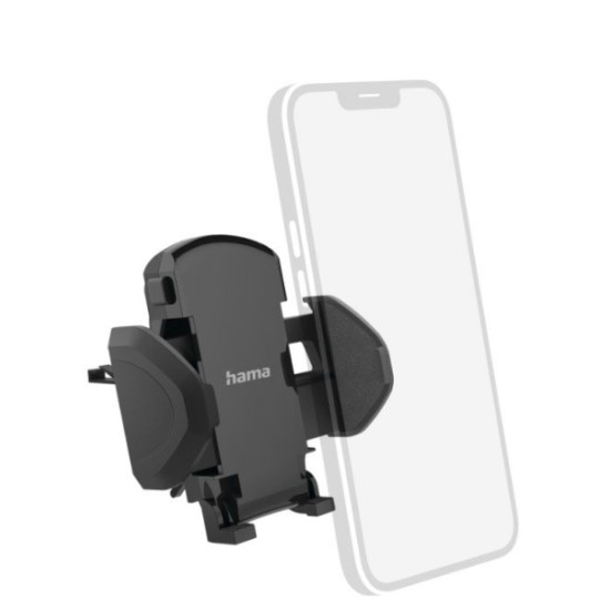 Стойка за кола HАМА Move, 4.5 до 9 см, Черен