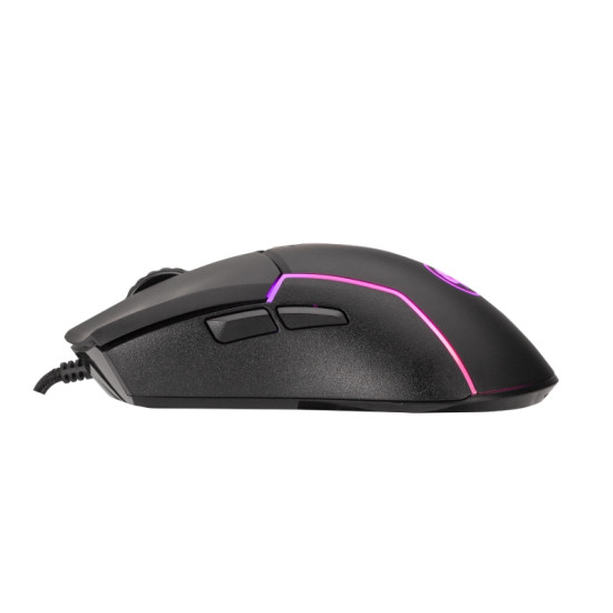 Marvo Геймърска мишка Gaming Mouse CAPO 35 Black M655 RGB - 12000dpi, 7 programmable buttons, 1000Hz