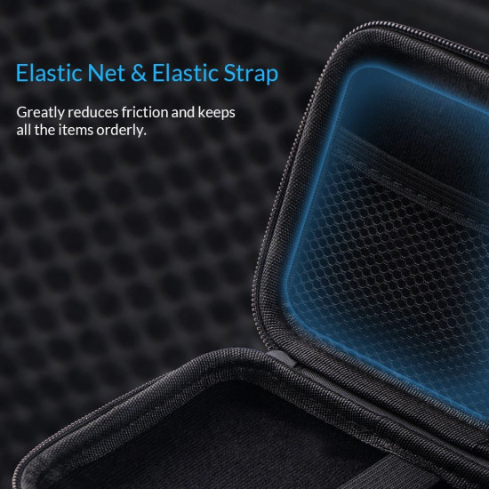Orico калъф за външни дискове Portable Storage Bag - 2.5" Black - PHM-25-BK Orico калъф за външни дискове Portable Storage Bag - 2.5" Black - PHM-25-BK