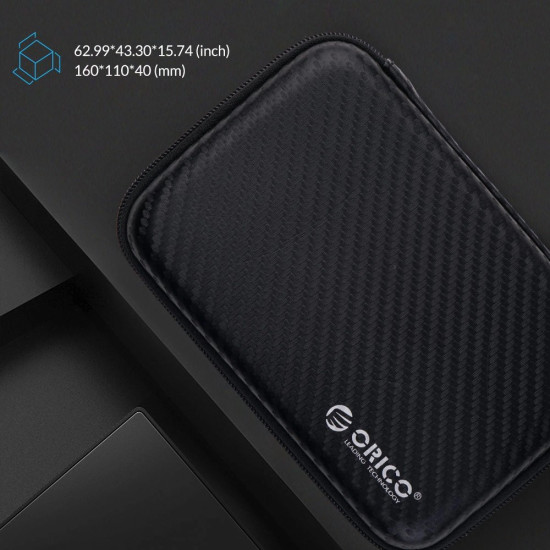 Orico калъф за външни дискове Portable Storage Bag - 2.5" Black - PHM-25-BK Orico калъф за външни дискове Portable Storage Bag - 2.5" Black - PHM-25-BK