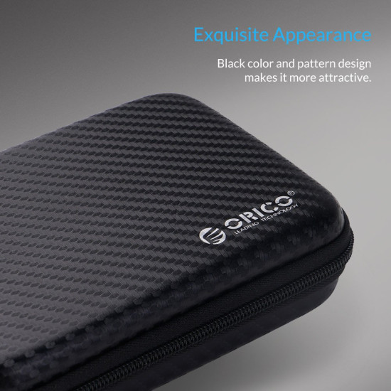 Orico калъф за външни дискове Portable Storage Bag - 2.5" Black - PHM-25-BK Orico калъф за външни дискове Portable Storage Bag - 2.5" Black - PHM-25-BK