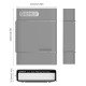 Orico предпазна кутия за харддиск Hard Disk Protection Box 3.5 - PHP35-V1-GY
