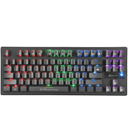 Xtrike ME механична клавиатура Gaming Keyboard Mechanical 87 keys GK-979 - Blue switches, Rainbow backligh