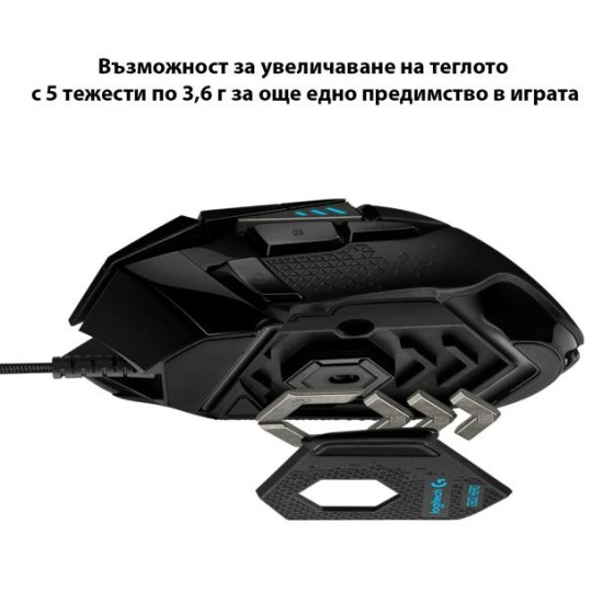 Геймърска мишка Logitech G502 HERO Proteus Spectrum RGB Геймърска мишка Logitech G502 HERO Proteus Spectrum RGB