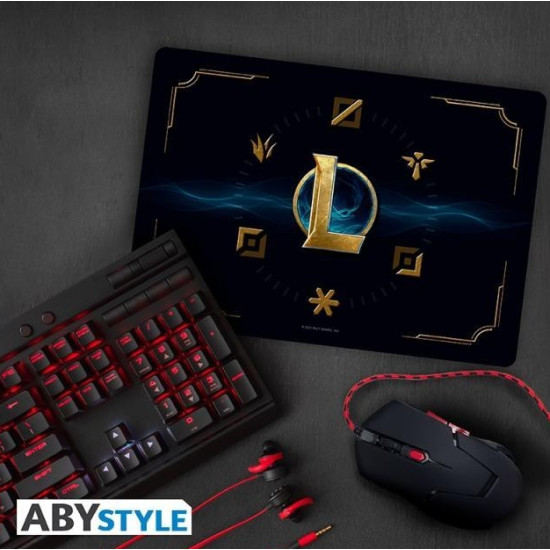 Геймърски пад ABYSTYLE LEAGUE OF LEGENDS - Hextech logo, Многоцветен Геймърски пад ABYSTYLE LEAGUE OF LEGENDS - Hextech logo, Многоцветен
