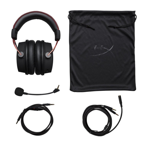 Геймърски слушалки HyperX Cloud Alpha, Черен/Червен Геймърски слушалки HyperX Cloud Alpha, Черен/Червен