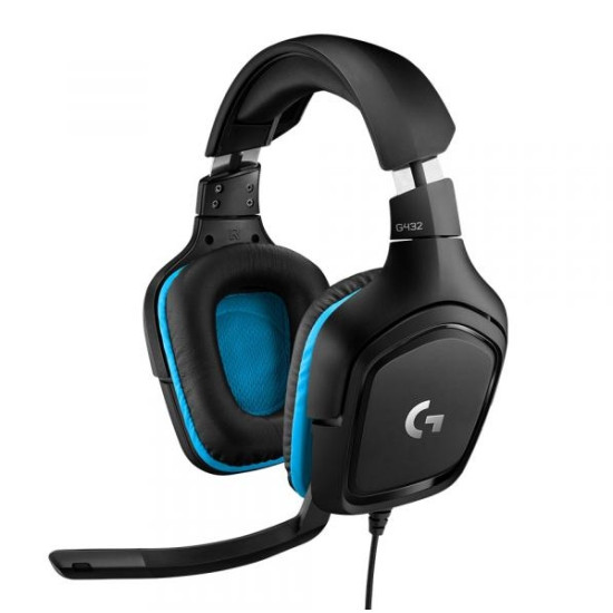 Геймърски слушалки Logitech G432, Микрофон, Черни Геймърски слушалки Logitech G432, Микрофон, Черни