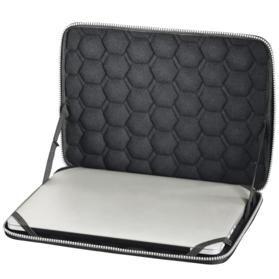 Калъф за лаптоп Hama Protection, До 36 см (14.1"), Удароустойчив, Пластмасов, Черен