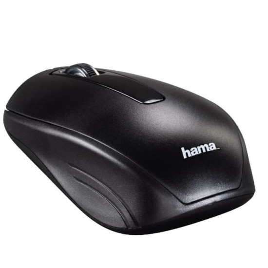 HAMA Cortino keyboard and mouse set, Wireless, Black