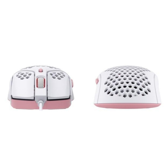 Геймърска мишка HyperX Pulsefire Haste, RGB, USB 2.0, Бял/Розов Геймърска мишка HyperX Pulsefire Haste, RGB, USB 2.0, Бял/Розов