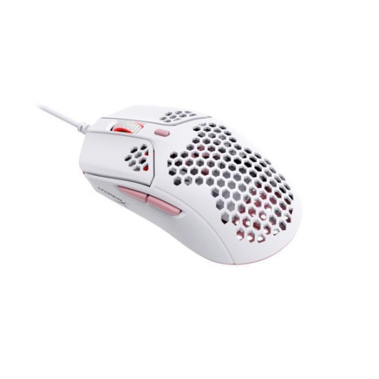 Геймърска мишка HyperX Pulsefire Haste, RGB, USB 2.0, Бял/Розов Геймърска мишка HyperX Pulsefire Haste, RGB, USB 2.0, Бял/Розов