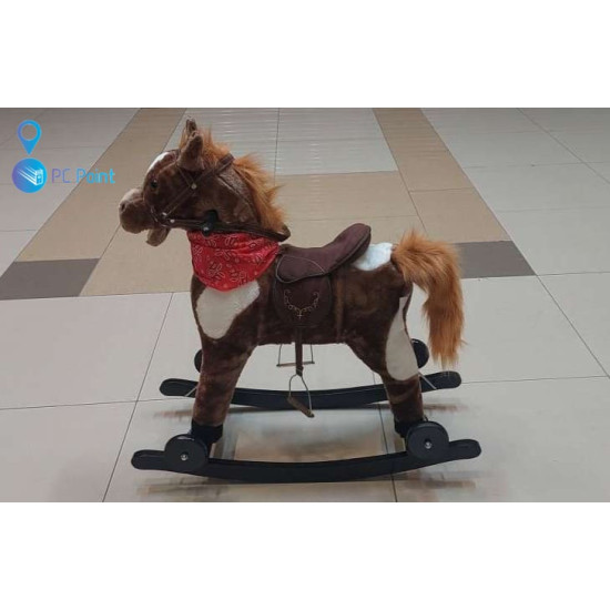 2-in-1 Kids' Rocking Horse with Wheels