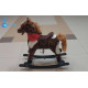 2-in-1 Kids' Rocking Horse with Wheels