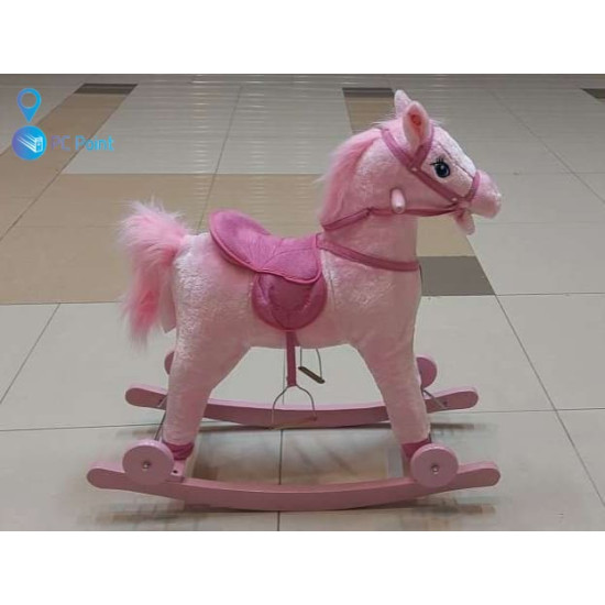 2-in-1 Kids' Rocking Horse with Wheels
