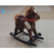 2-in-1 Kids' Rocking Horse with Wheels