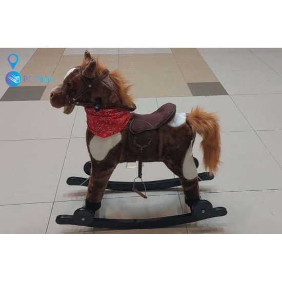 2-in-1 Kids' Rocking Horse with Wheels