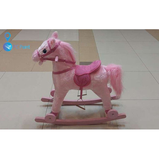 2-in-1 Kids' Rocking Horse with Wheels
