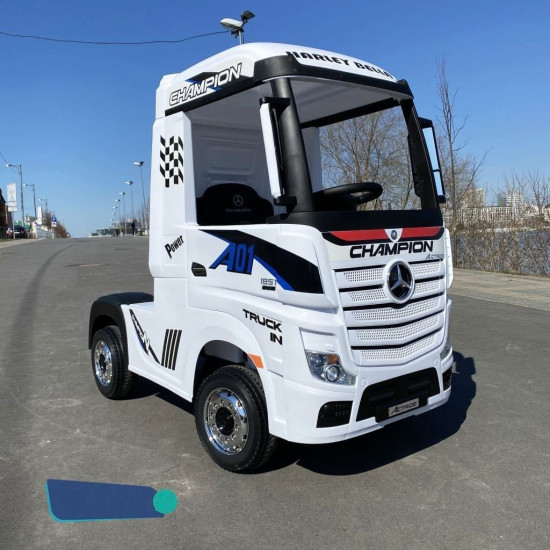 Акумулаторен КАМИОН Mercedes ACTROS Licensed Със ремарке 2X12V батерия