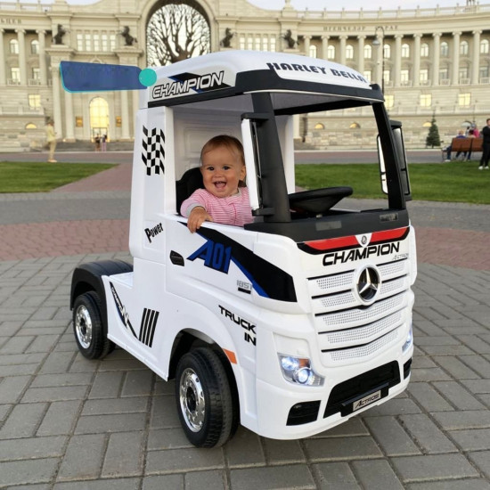 Акумулаторен КАМИОН Mercedes ACTROS Licensed Със ремарке 2X12V батерия