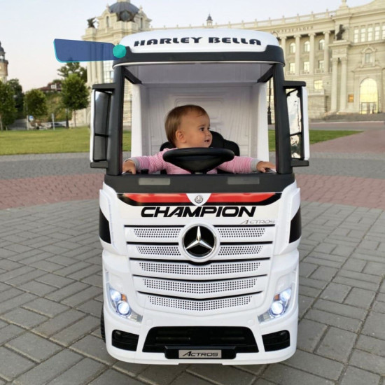 Акумулаторен КАМИОН Mercedes ACTROS Licensed Със ремарке 2X12V батерия