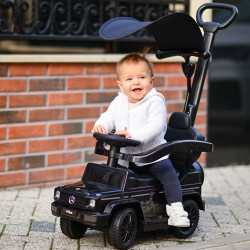 Кола за избутване с родителски контрол 3 в 1 MERCEDES-BENZ G350D