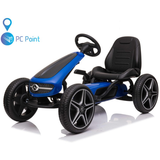 Лицензиран детски картинг Mercedes-Benz PEDAL GO KART с меки EVA гуми – Модел 2026