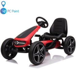 Лицензиран детски картинг Mercedes-Benz PEDAL GO KART с меки EVA гуми – Модел 2026