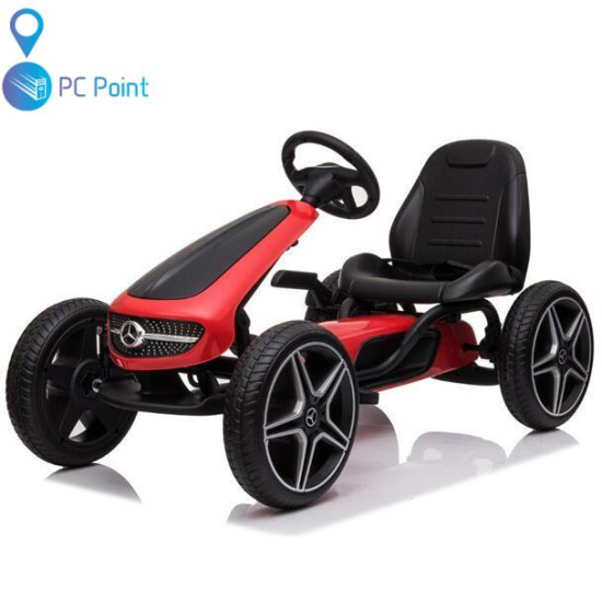 Лицензиран детски картинг Mercedes-Benz PEDAL GO KART с меки EVA гуми – Модел 2026