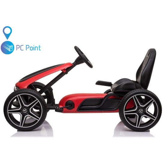 Лицензиран детски картинг Mercedes-Benz PEDAL GO KART с меки EVA гуми – Модел 2026