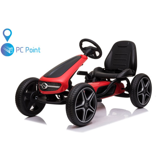 Лицензиран детски картинг Mercedes-Benz PEDAL GO KART с меки EVA гуми – Модел 2026