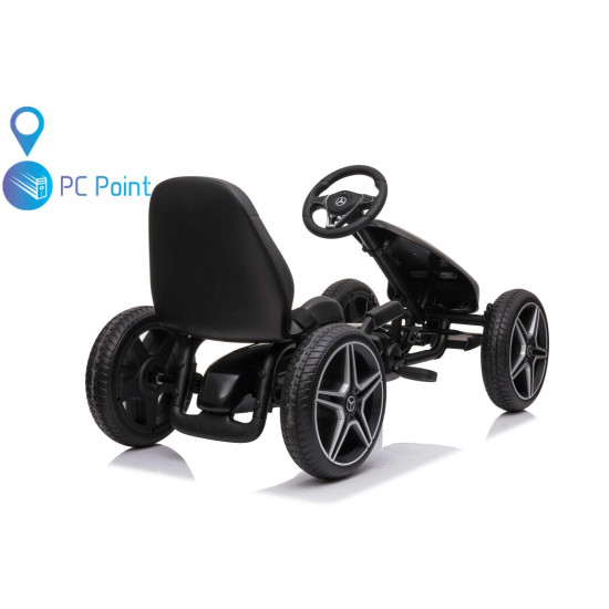 Лицензиран детски картинг Mercedes-Benz PEDAL GO KART с меки EVA гуми – Модел 2026