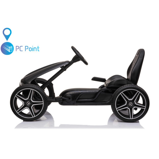Лицензиран детски картинг Mercedes-Benz PEDAL GO KART с меки EVA гуми – Модел 2026