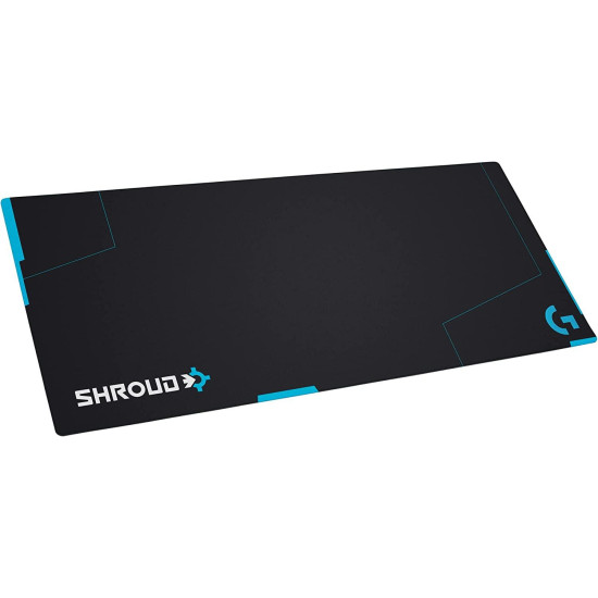 Геймърски пад Logitech G840, XL, Shroud Edition, Черен
