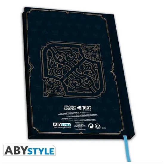Notebook ABYSTYLE LEAGUE OF LEGENDS Hextech Logo, A5, 180 pages Notebook ABYSTYLE LEAGUE OF LEGENDS Hextech Logo, A5, 180 pages